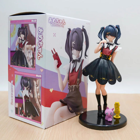 18cm NEEDY STREAMER OVERLOAD Ame-chan Anime Girl Figure Super Ten-Chan/OMGkawaiiAngel chan Action Figure Model Doll Toys Gifts