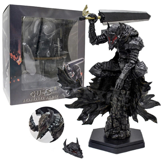 23cm Berserk Guts Anime Figure Berserker Armor L Action Figure Berserk Black Swordsman/Zodd Figurine Collectible Model Doll Toys