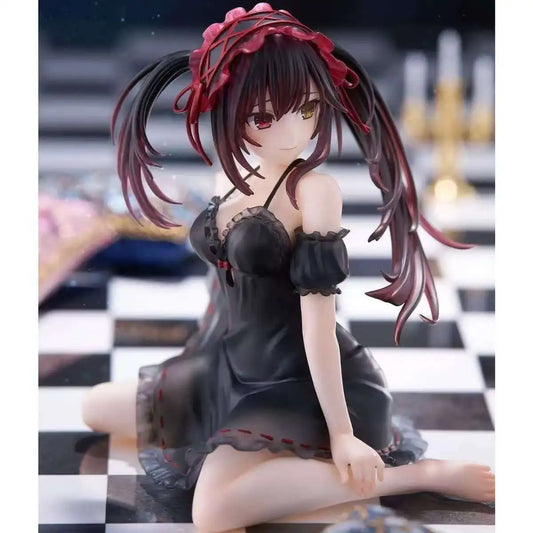 Anime Figure Poseable Doll Model Toy Gift Limited Edition Kurumi Tokisaki Nightwear Car Decor Collection